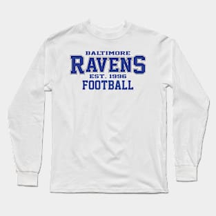 Vintage BLTM Ravens Football Long Sleeve T-Shirt